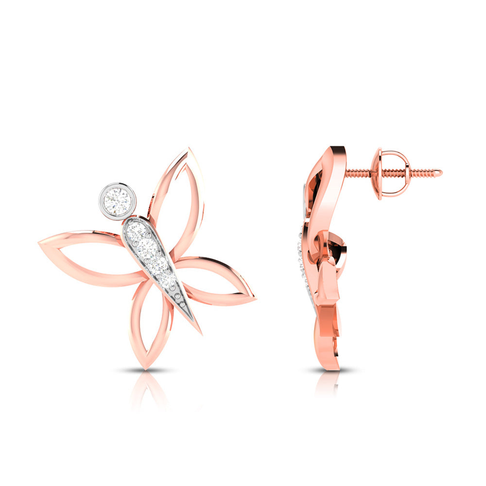 The First Flutter Diamond Studs