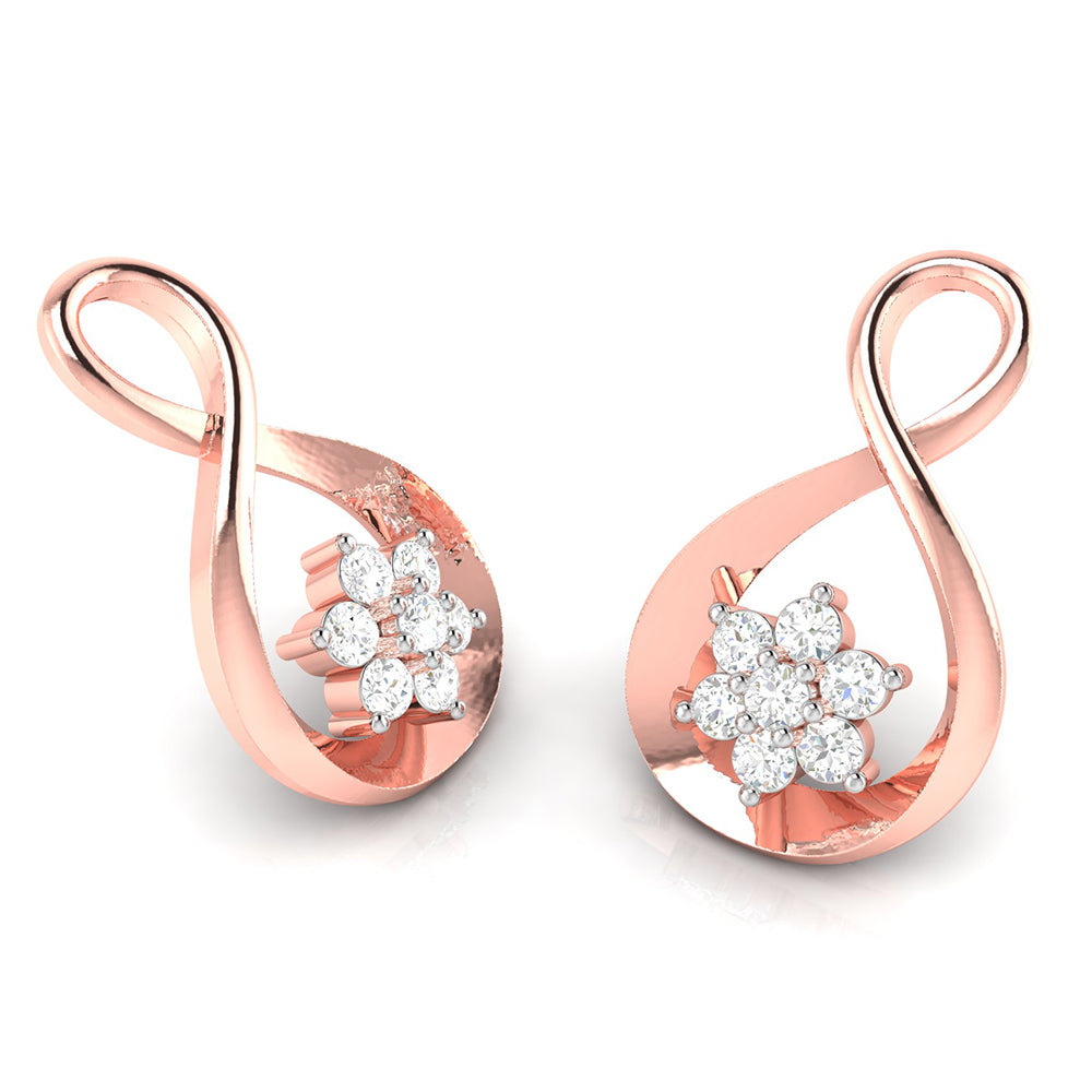 Little Blooms of Forever Diamond Studs