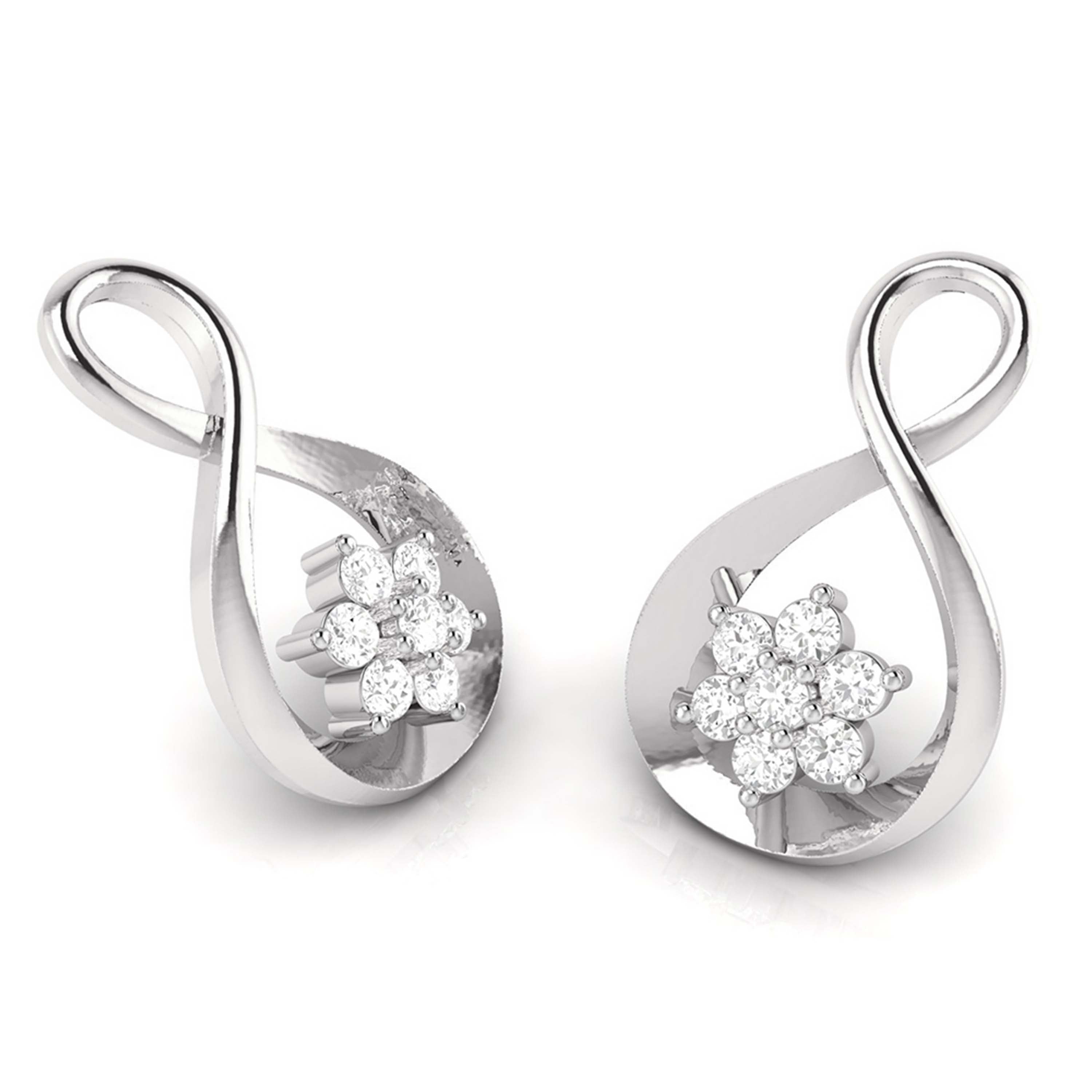 Little Blooms of Forever Diamond Studs