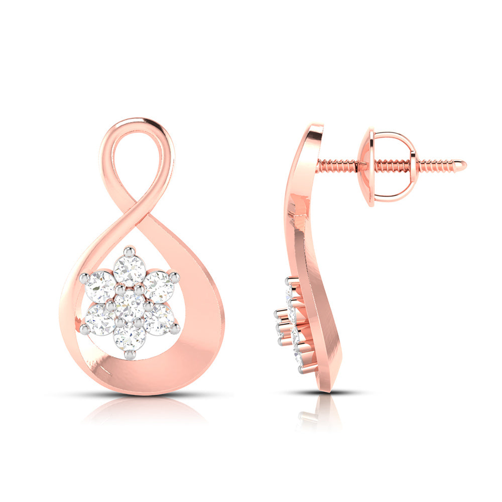 Little Blooms of Forever Diamond Studs