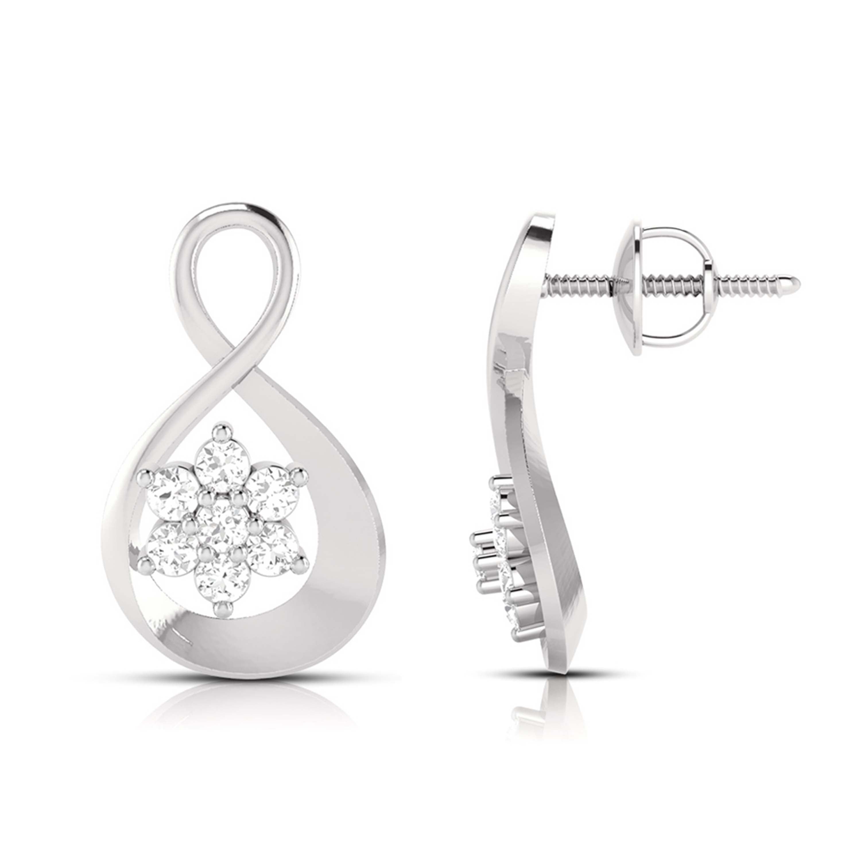 Little Blooms of Forever Diamond Studs