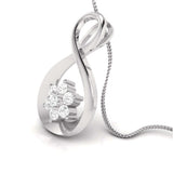 An Infinity of Small Blooms Diamond Pendant