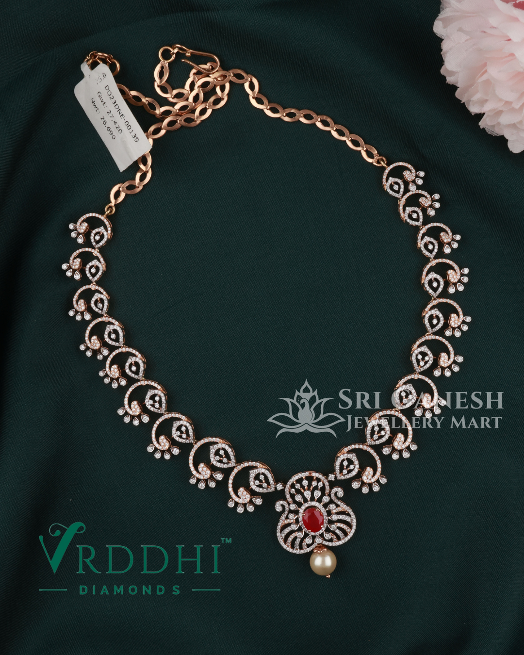 Diamond Necklace - 0134