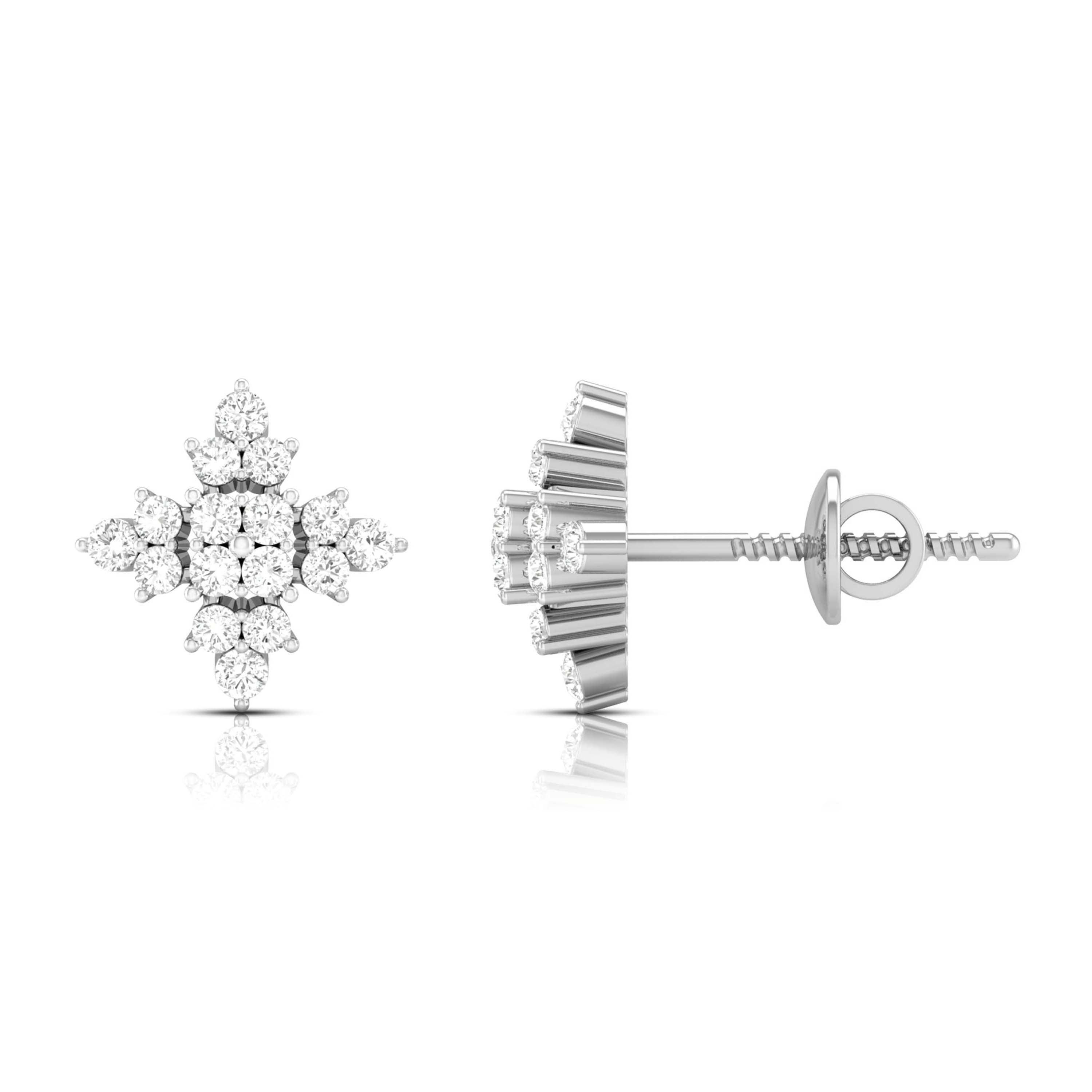 The North Star of Her Diamond Studs