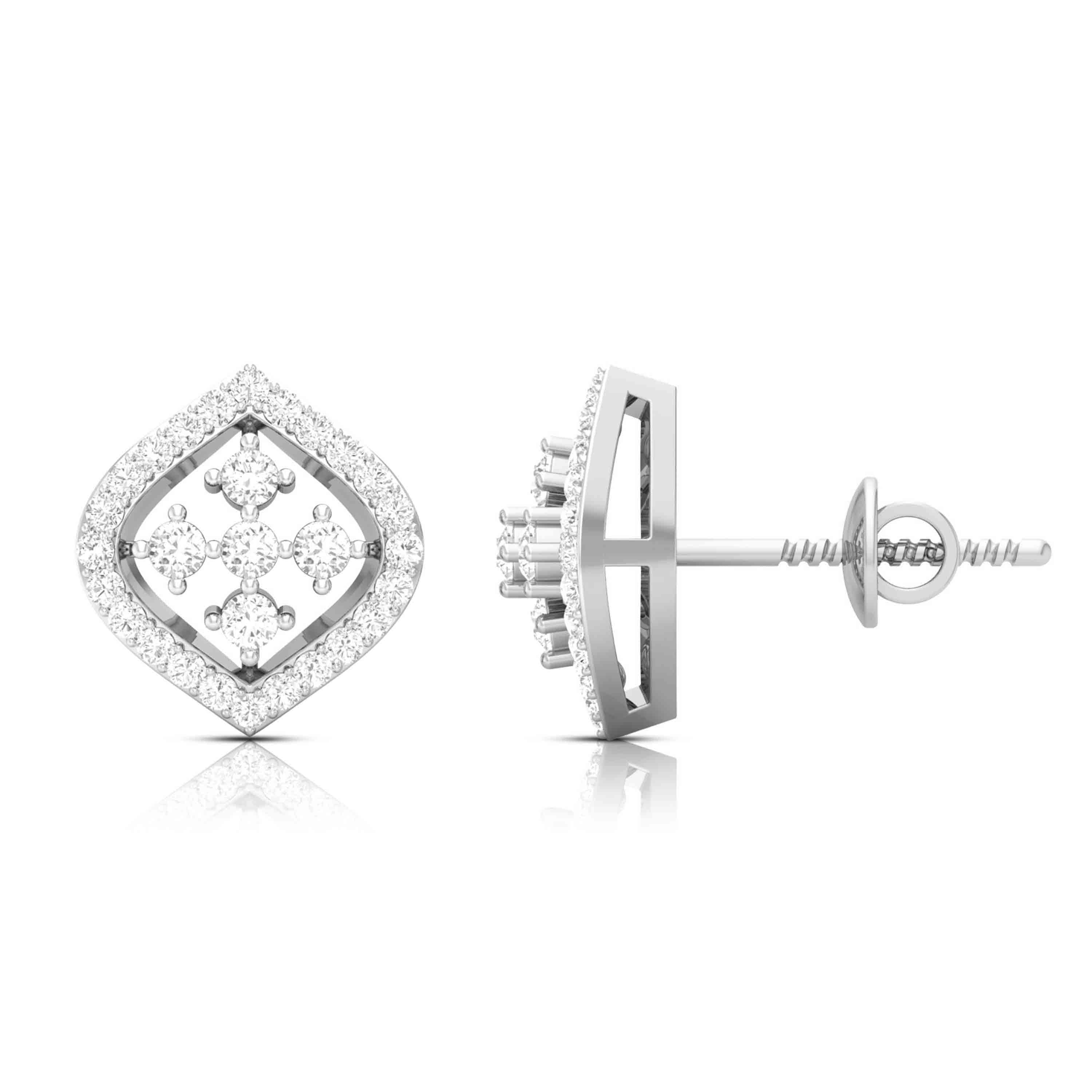 A Window to Her World Diamond Studs