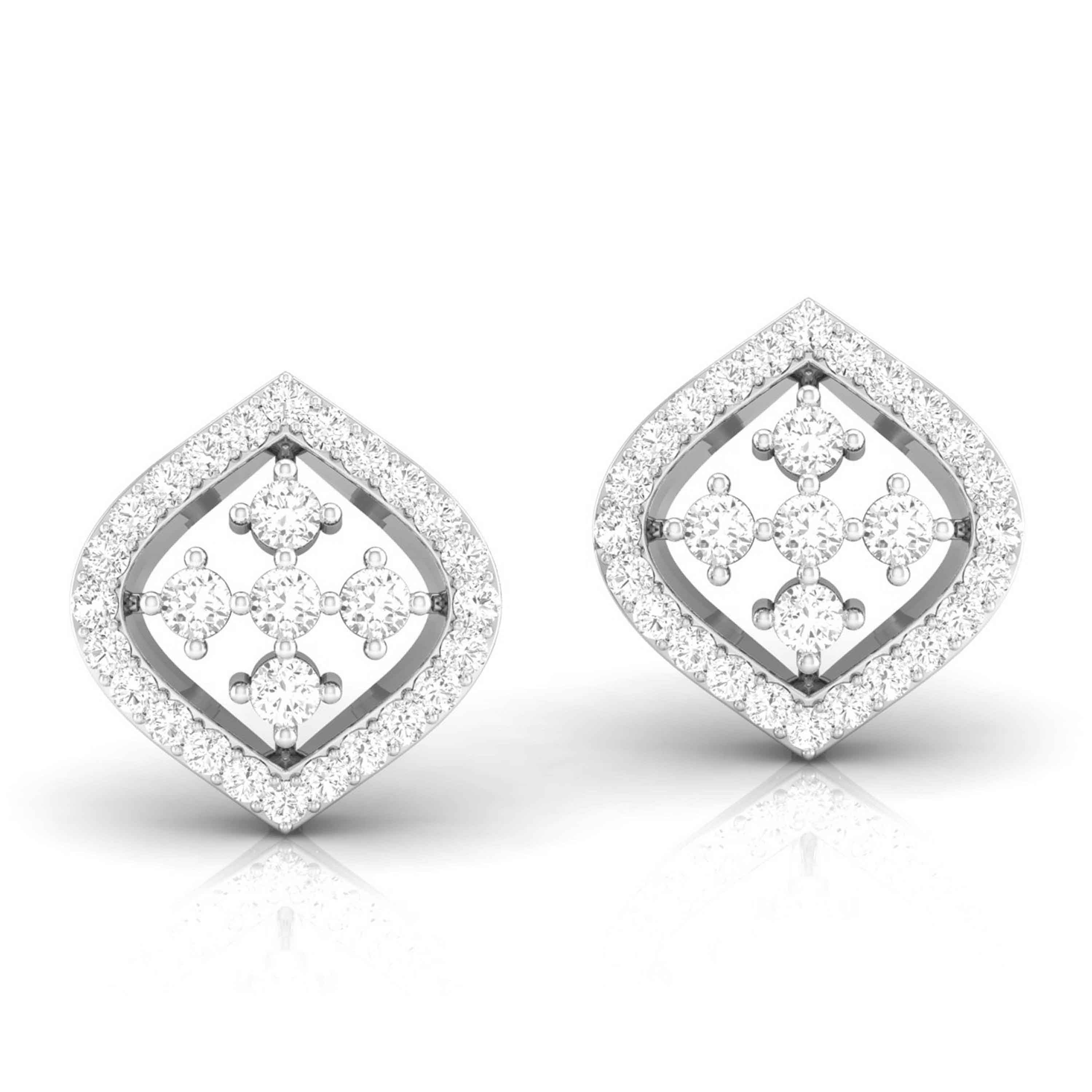 A Window to Her World Diamond Studs