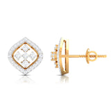 A Window to Her World Diamond Studs