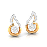 A Curl of Grace Diamond Studs