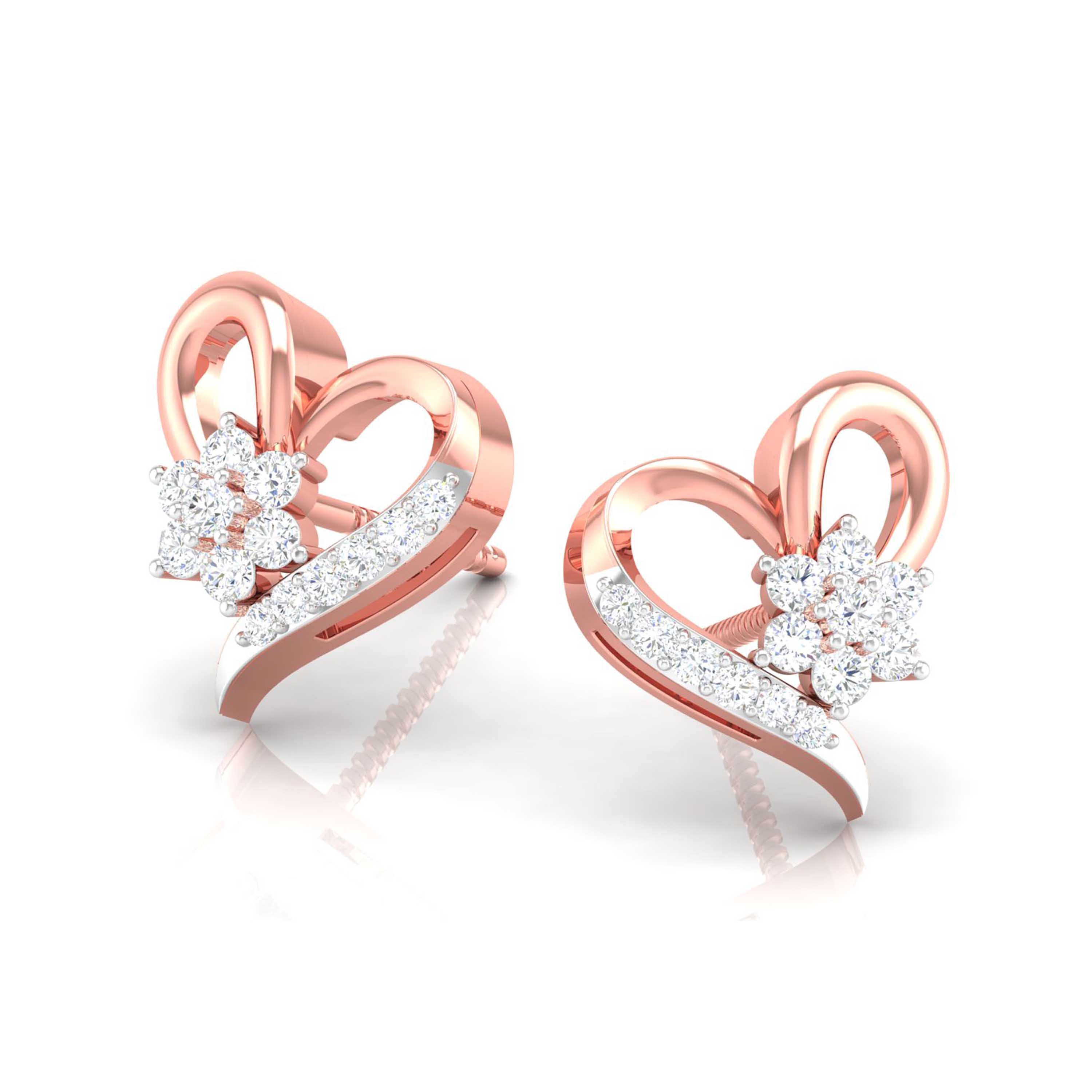 Love, Tied in a Bow Diamond Studs