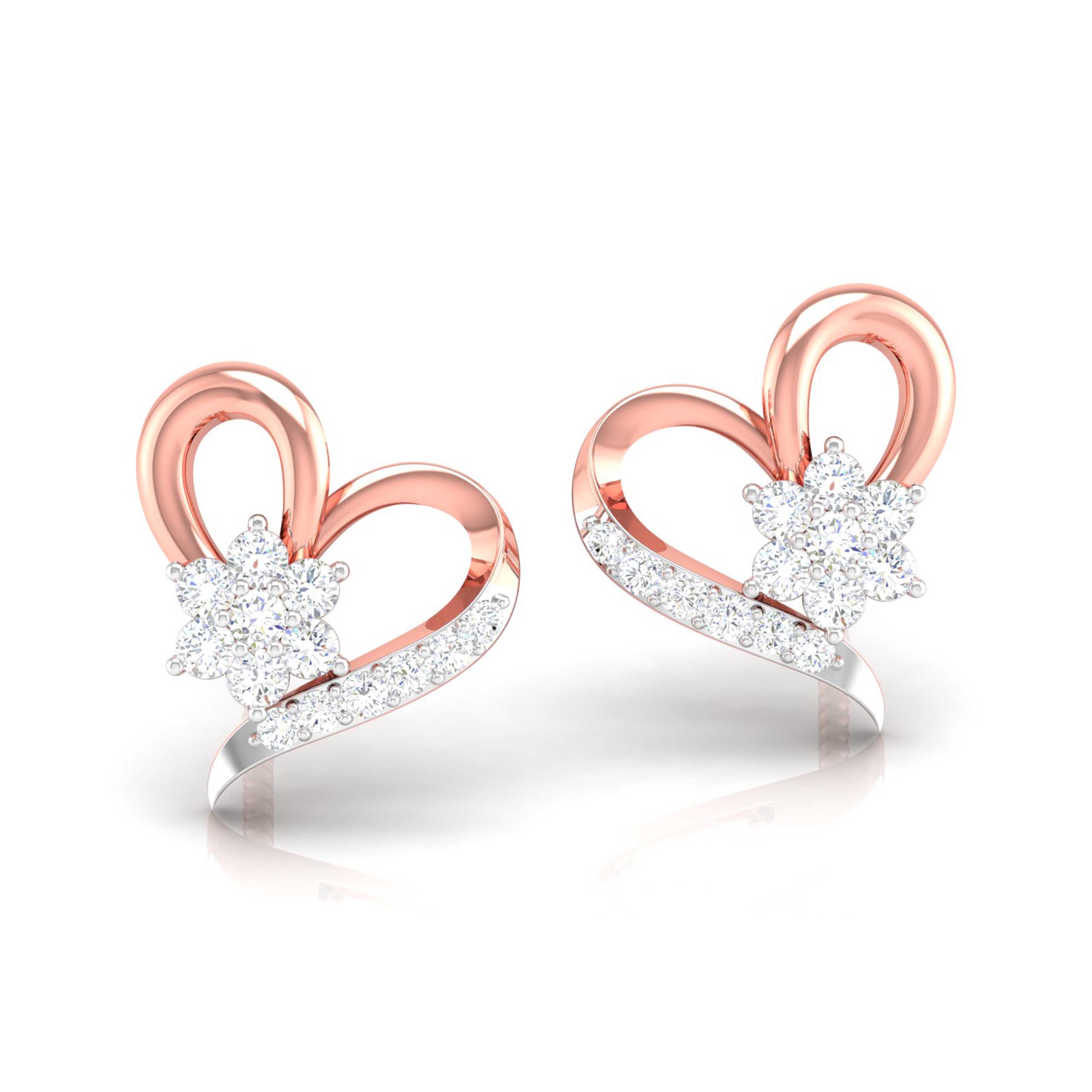 Love, Tied in a Bow Diamond Studs