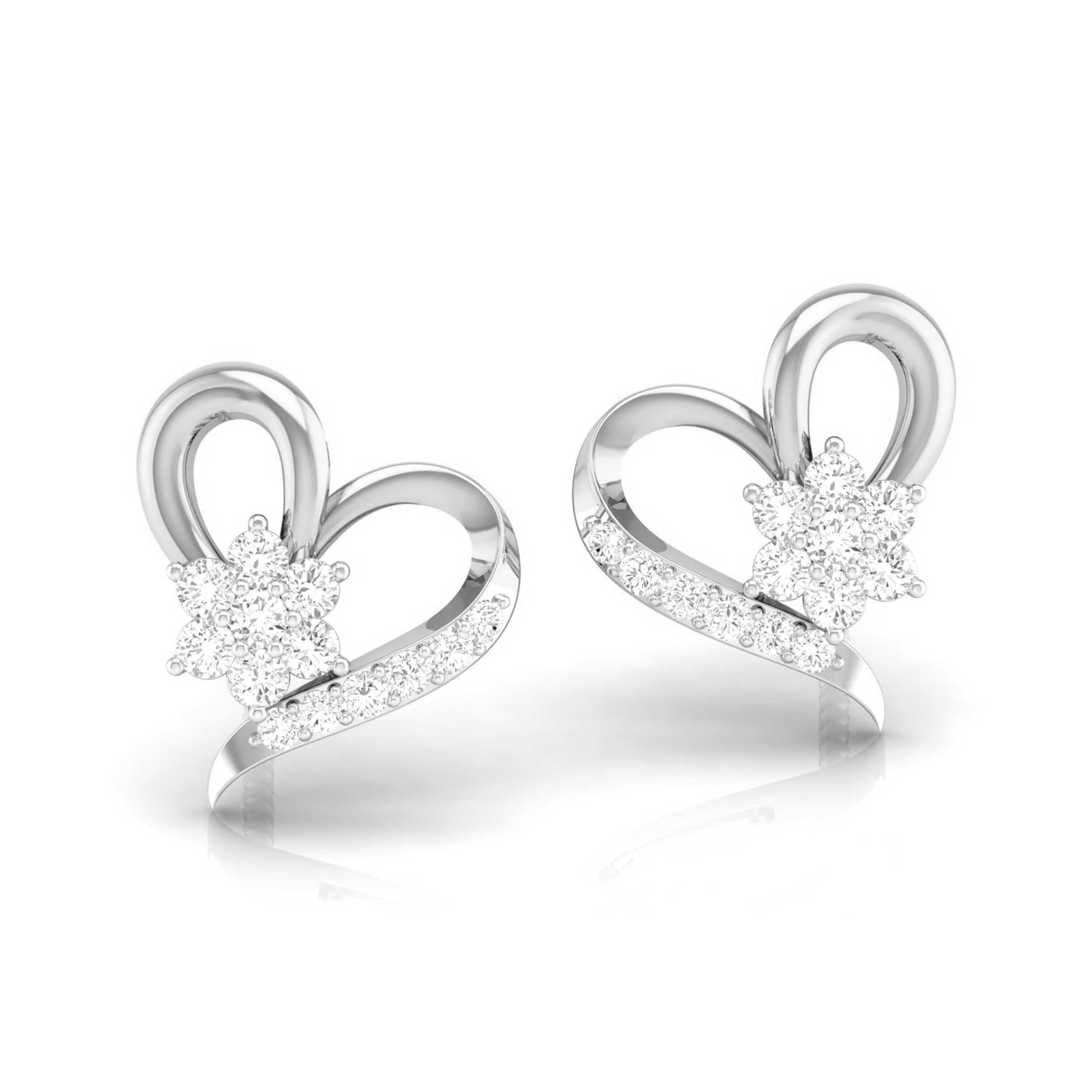Love, Tied in a Bow Diamond Studs