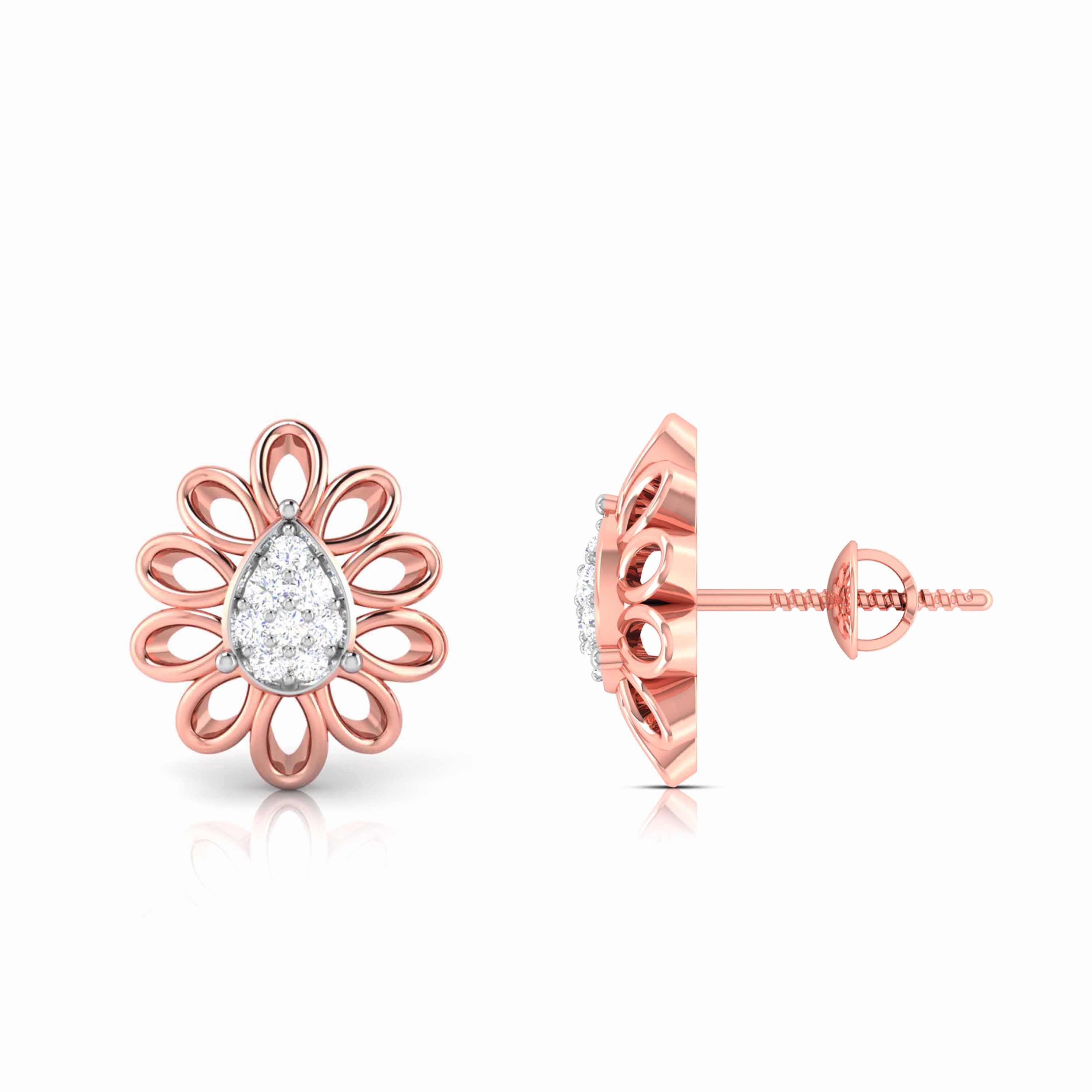 The Sunlit Side of Her Diamond Studs