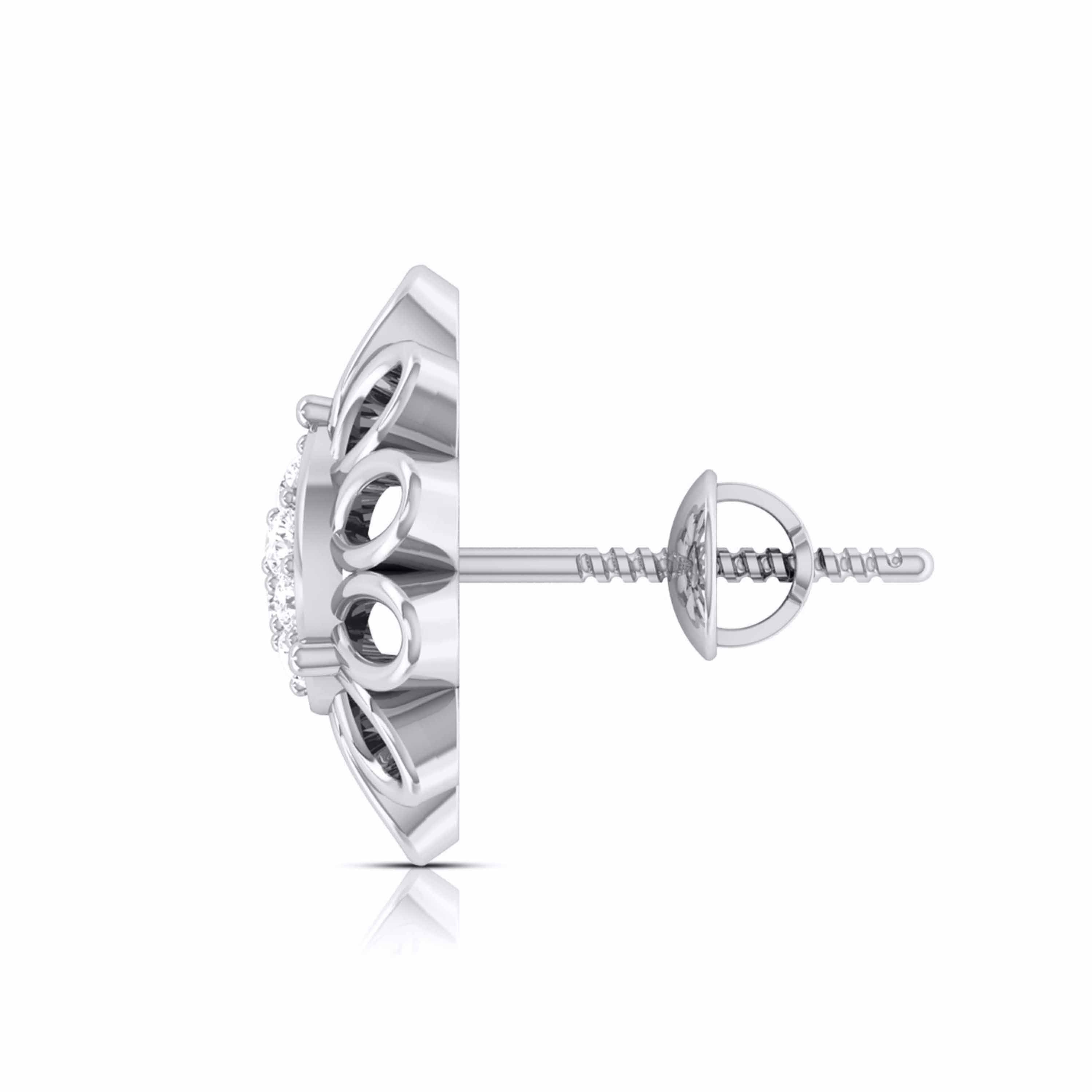 The Sunlit Side of Her Diamond Studs