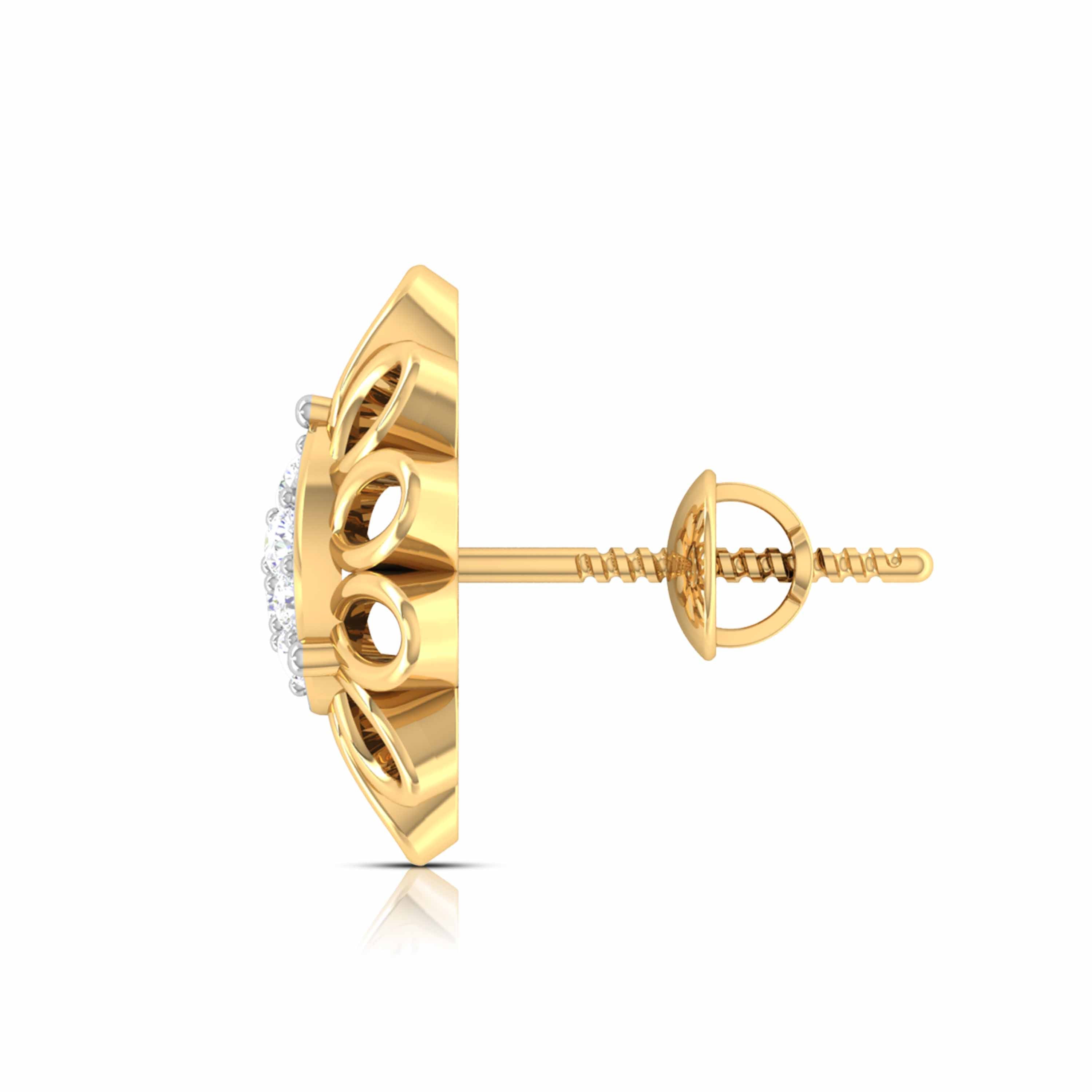 The Sunlit Side of Her Diamond Studs