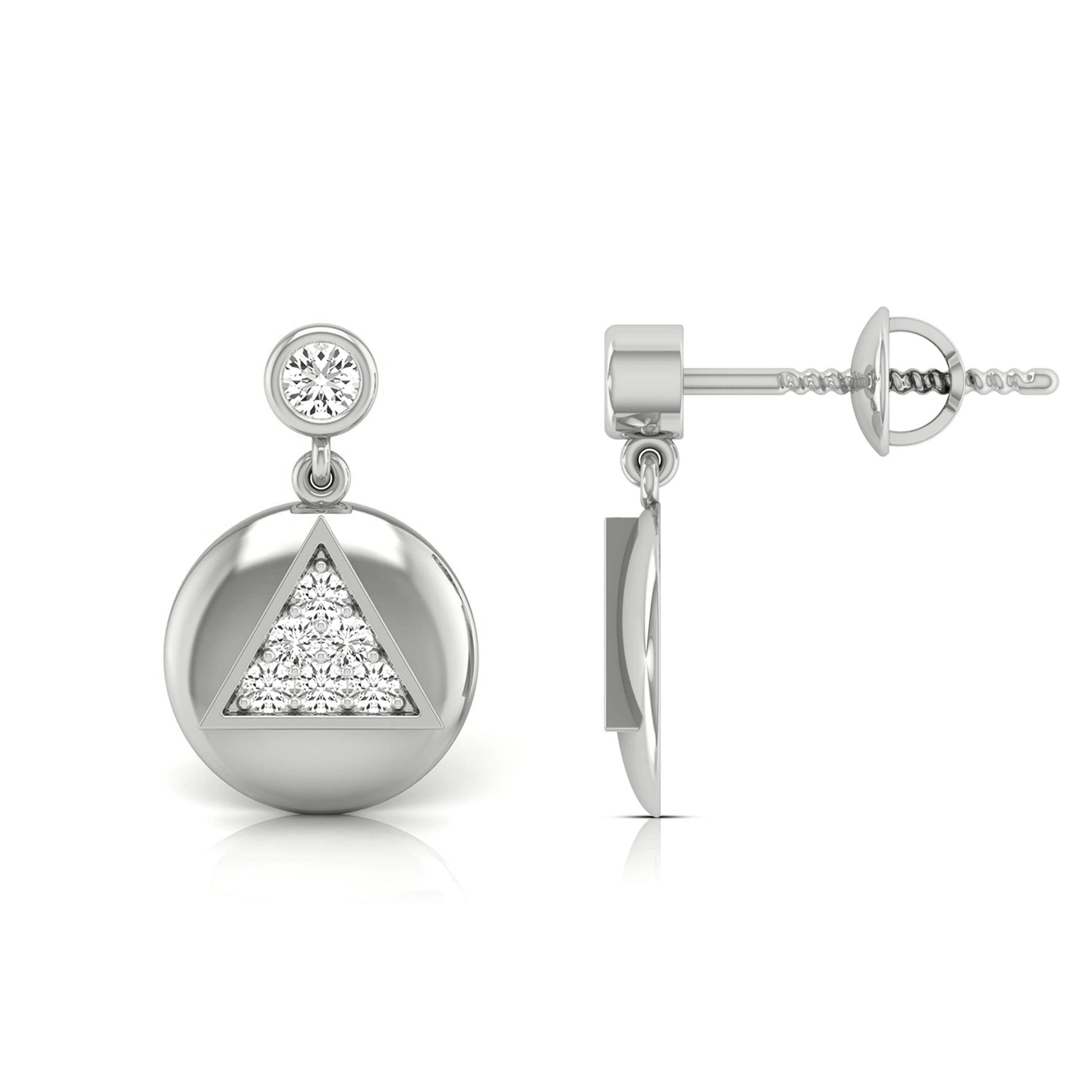 Geometry of Her Own Design Diamond Drops