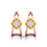 Holding Her Shape in Gold Diamond J-Hoops