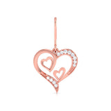 Two Hearts, One Beat Diamond Hoops