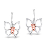 The Weight She Carries Lightly Diamond Hoops