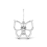 The Weight She Carries Lightly Diamond Hoops