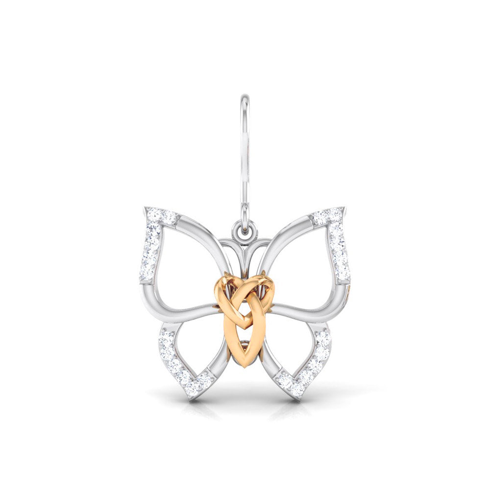 The Weight She Carries Lightly Diamond Hoops