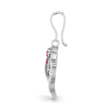 Forever, Said Softly Ruby Hoops