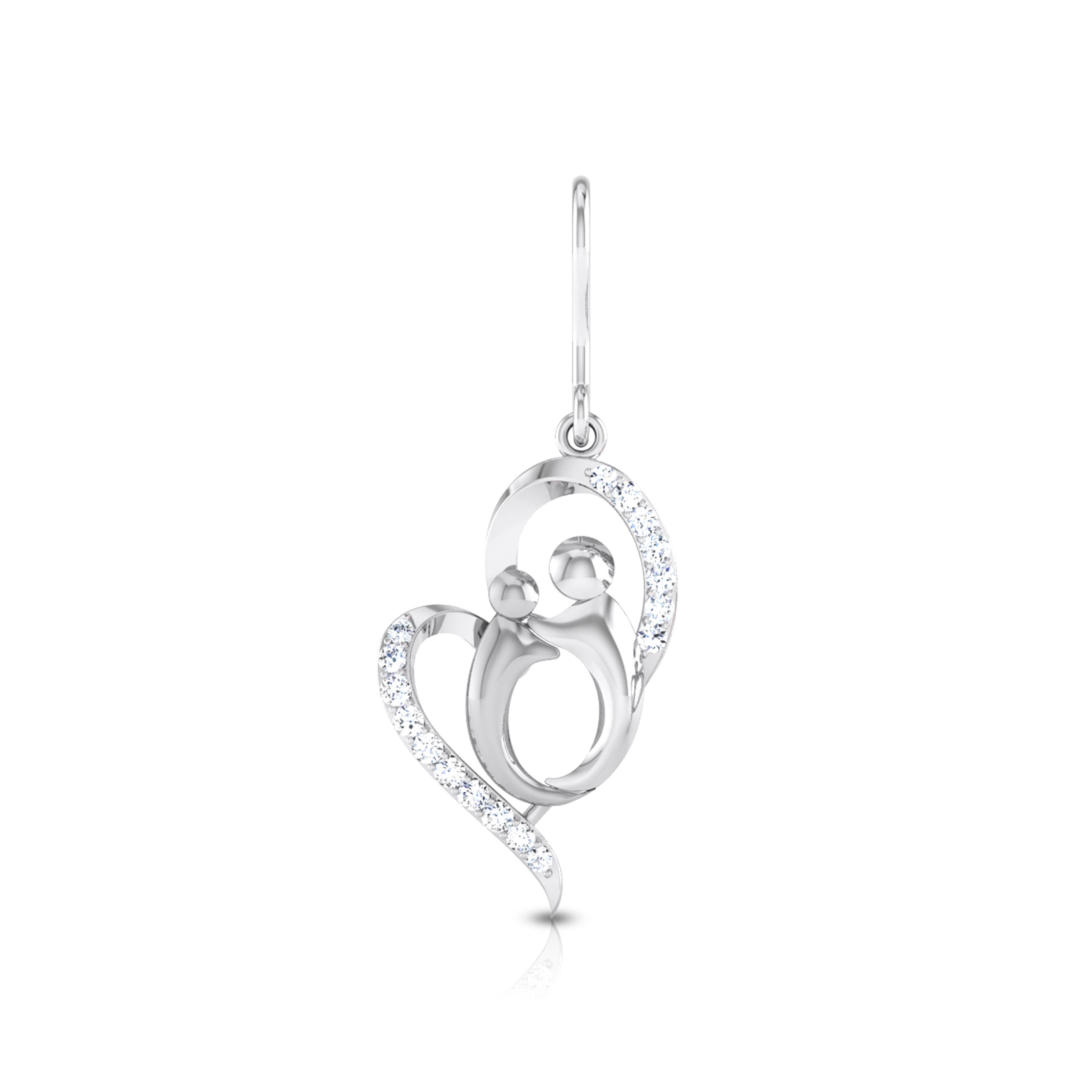 A Mother's Quiet Forever Diamond Hoops