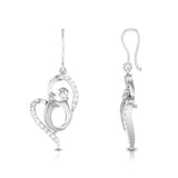 A Mother's Quiet Forever Diamond Hoops