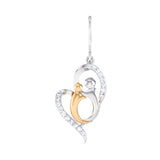 A Mother's Quiet Forever Diamond Hoops