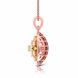 A Compass of Her Own Quiet Diamond Pendant