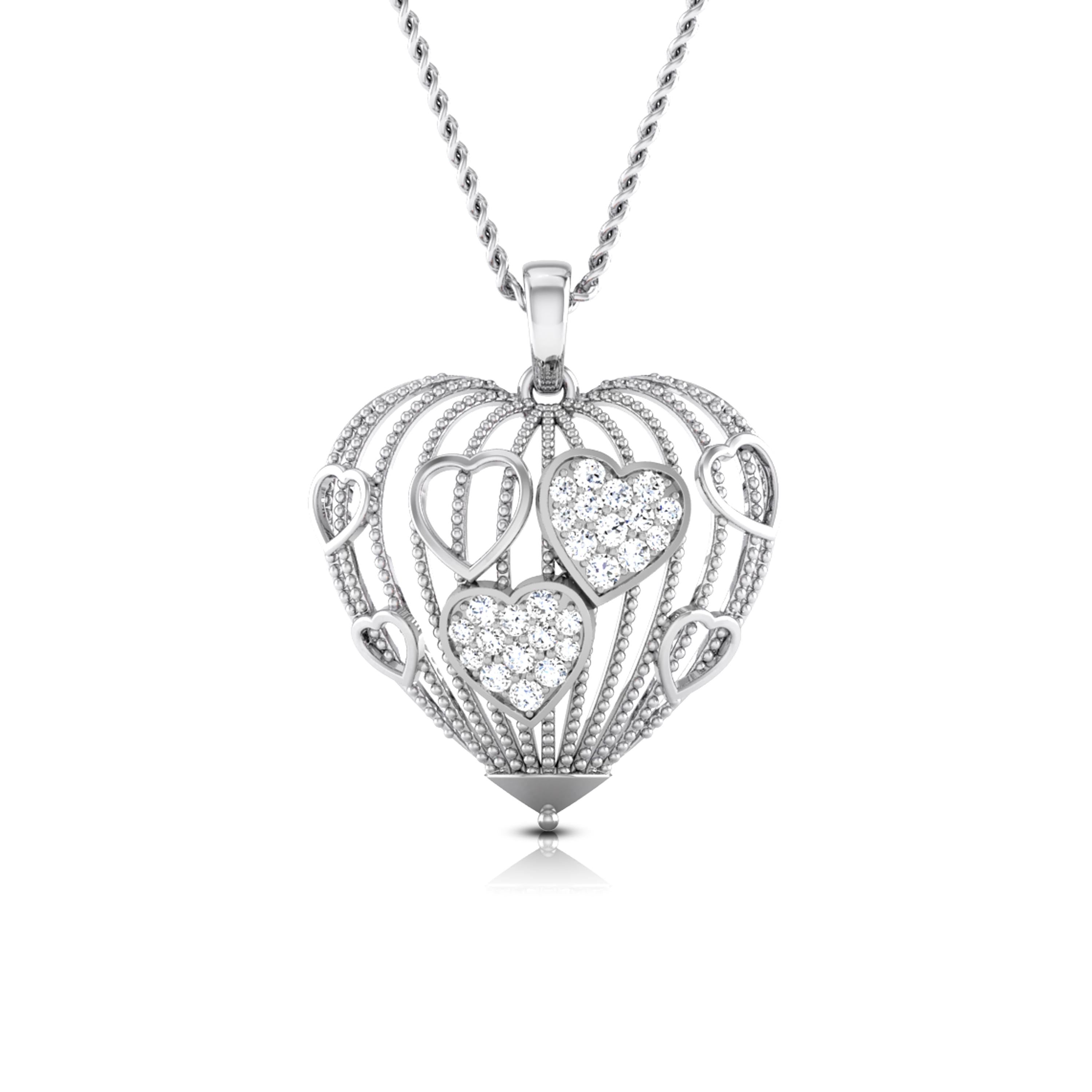 Inside Voice Diamond Pendant