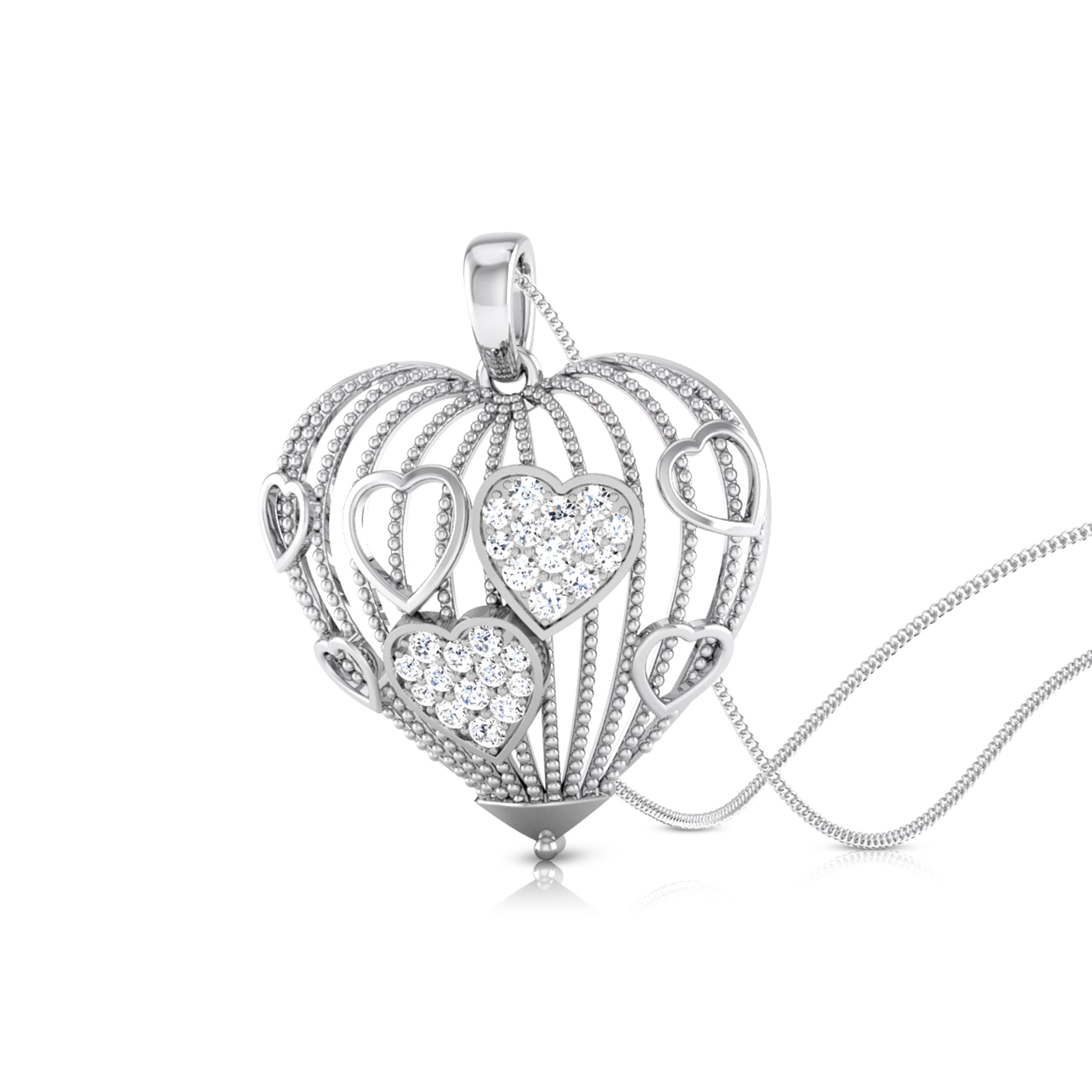 Inside Voice Diamond Pendant