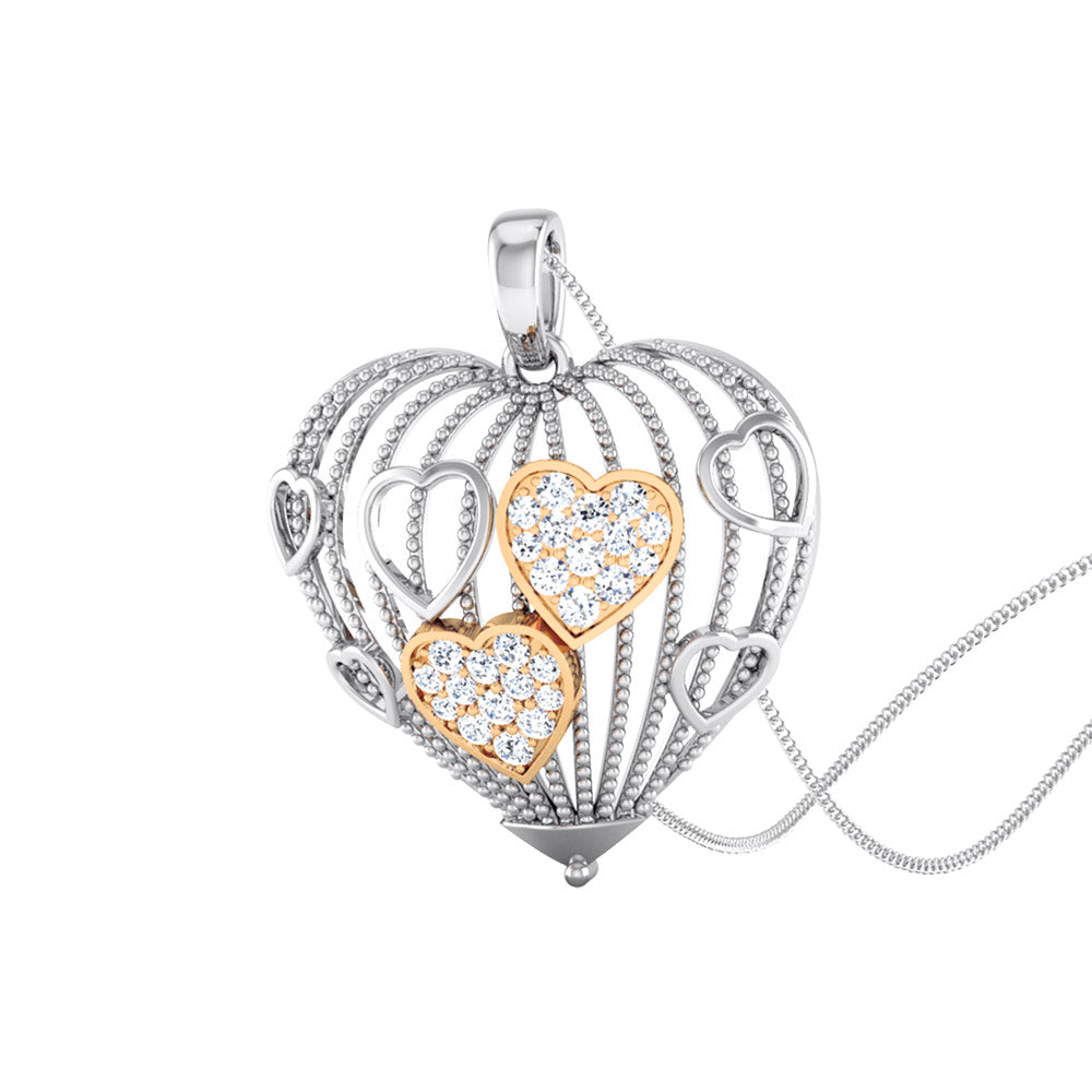 Inside Voice Diamond Pendant