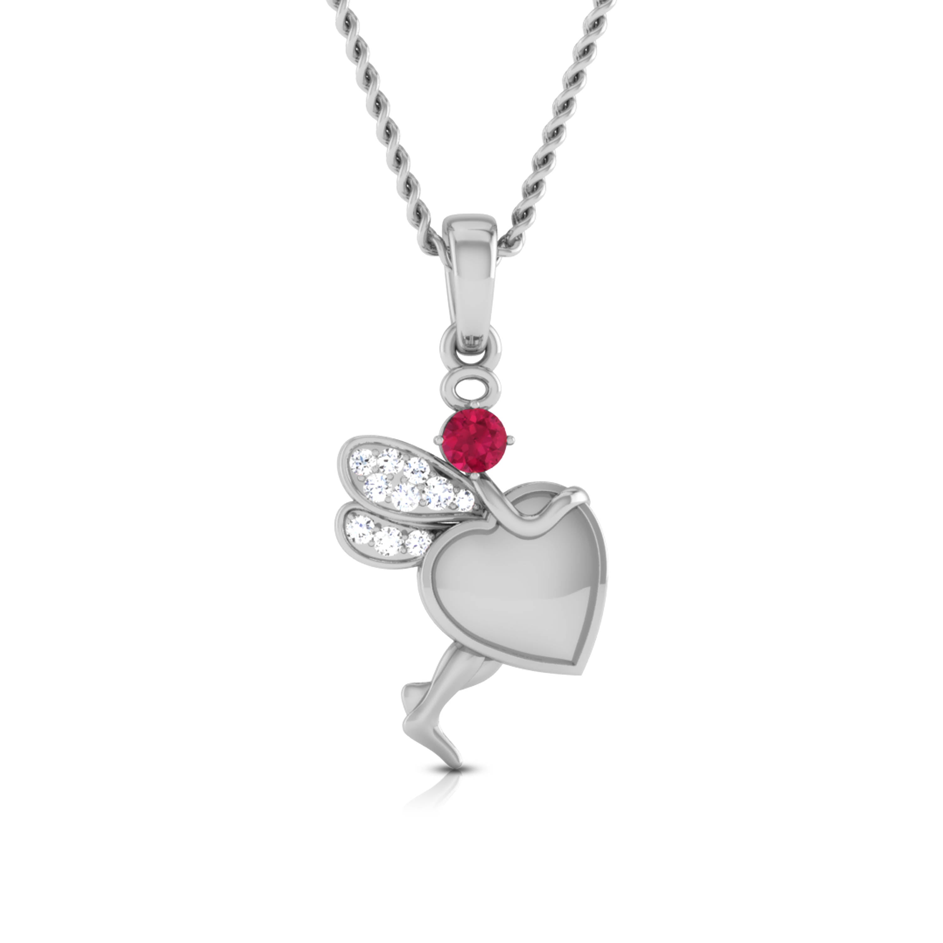 Little Messenger Ruby Pendant
