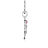 Little Messenger Ruby Pendant