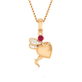 Little Messenger Ruby Pendant