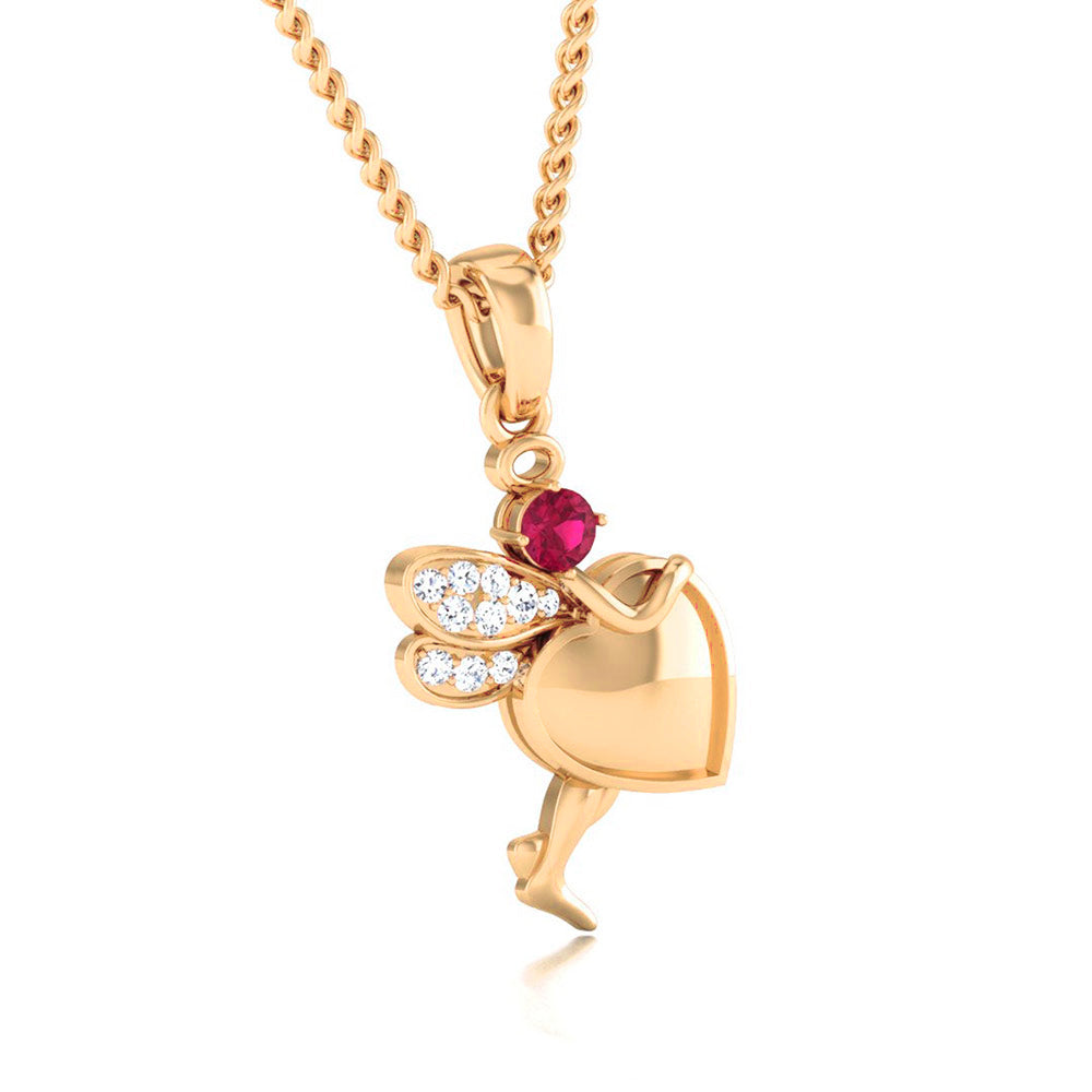 Little Messenger Ruby Pendant