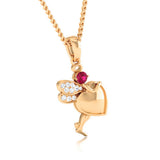 Little Messenger Ruby Pendant