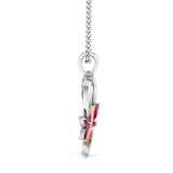 Eternal Blossom Heart Pendant
