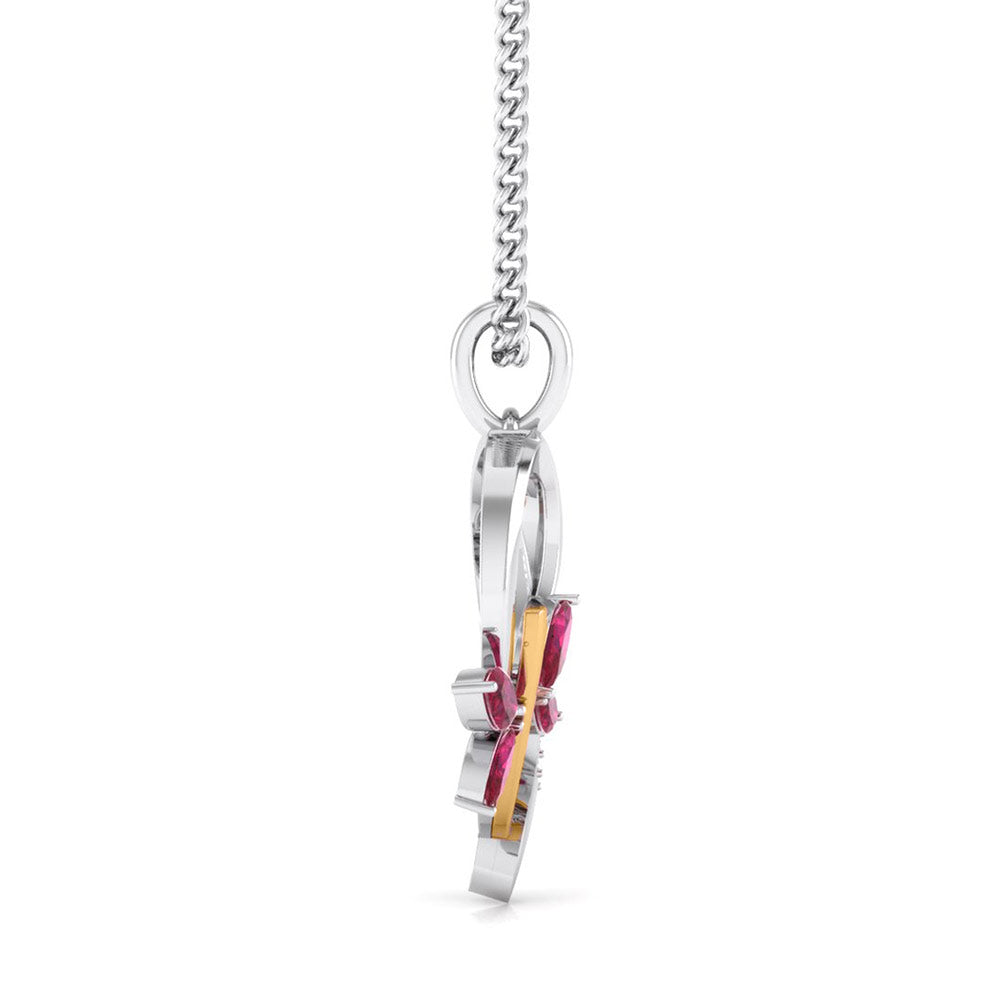Eternal Blossom Heart Pendant