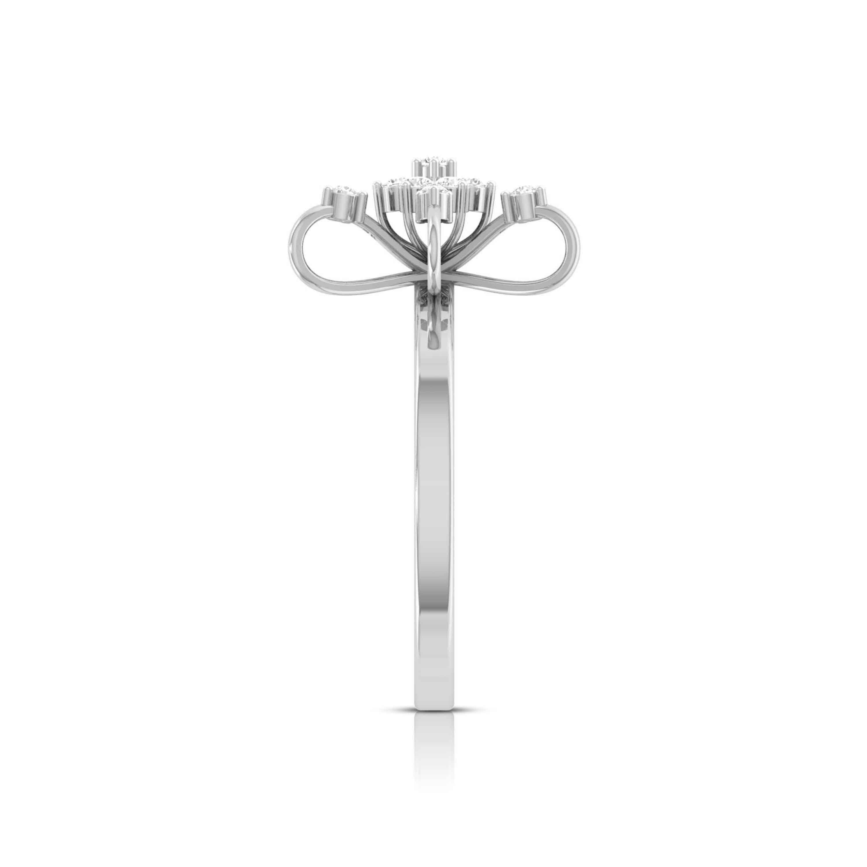 Celestial Diamond Cluster Ring