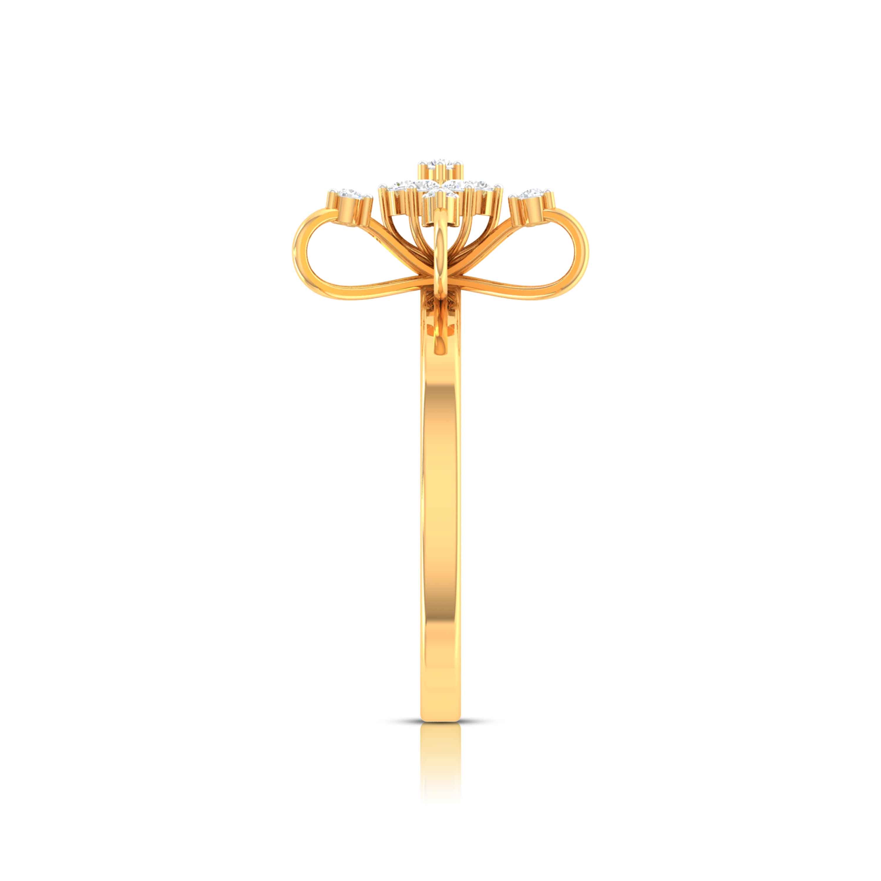 Celestial Diamond Cluster Ring