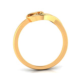 Rose Swirl Diamond Ring