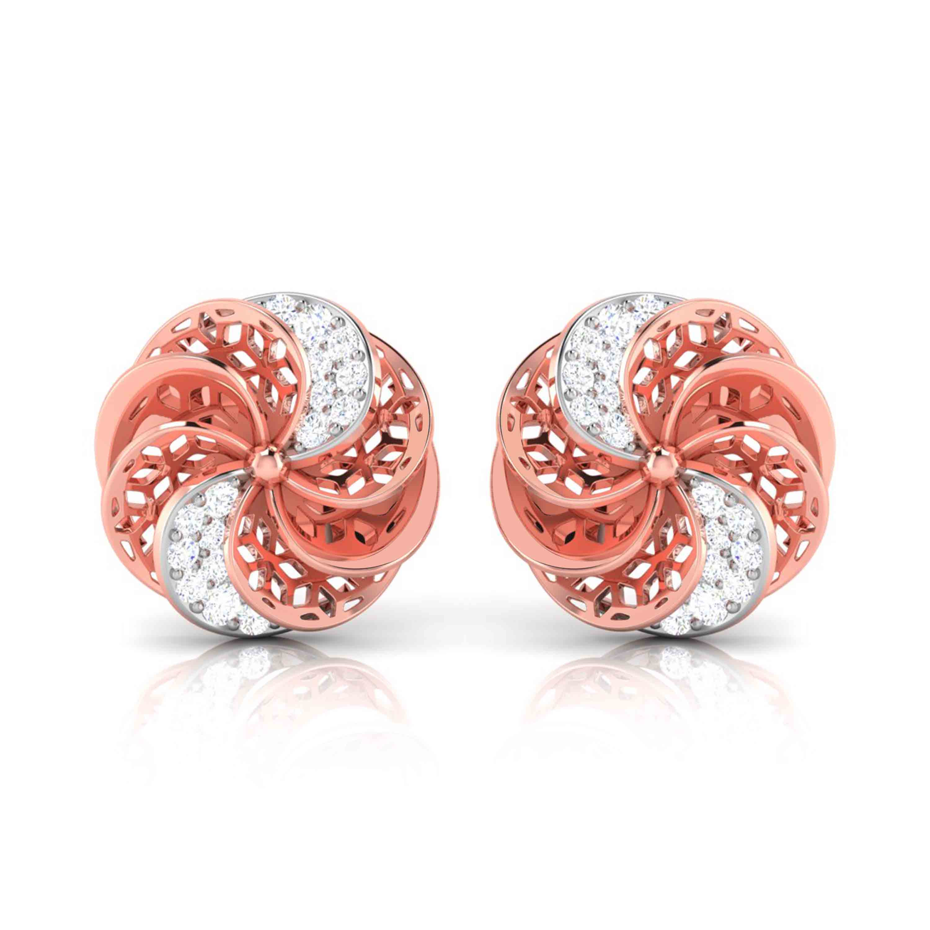 The Way Her Joy Spins Diamond Studs
