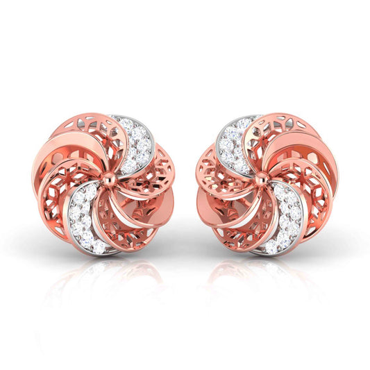 The Way Her Joy Spins Diamond Studs