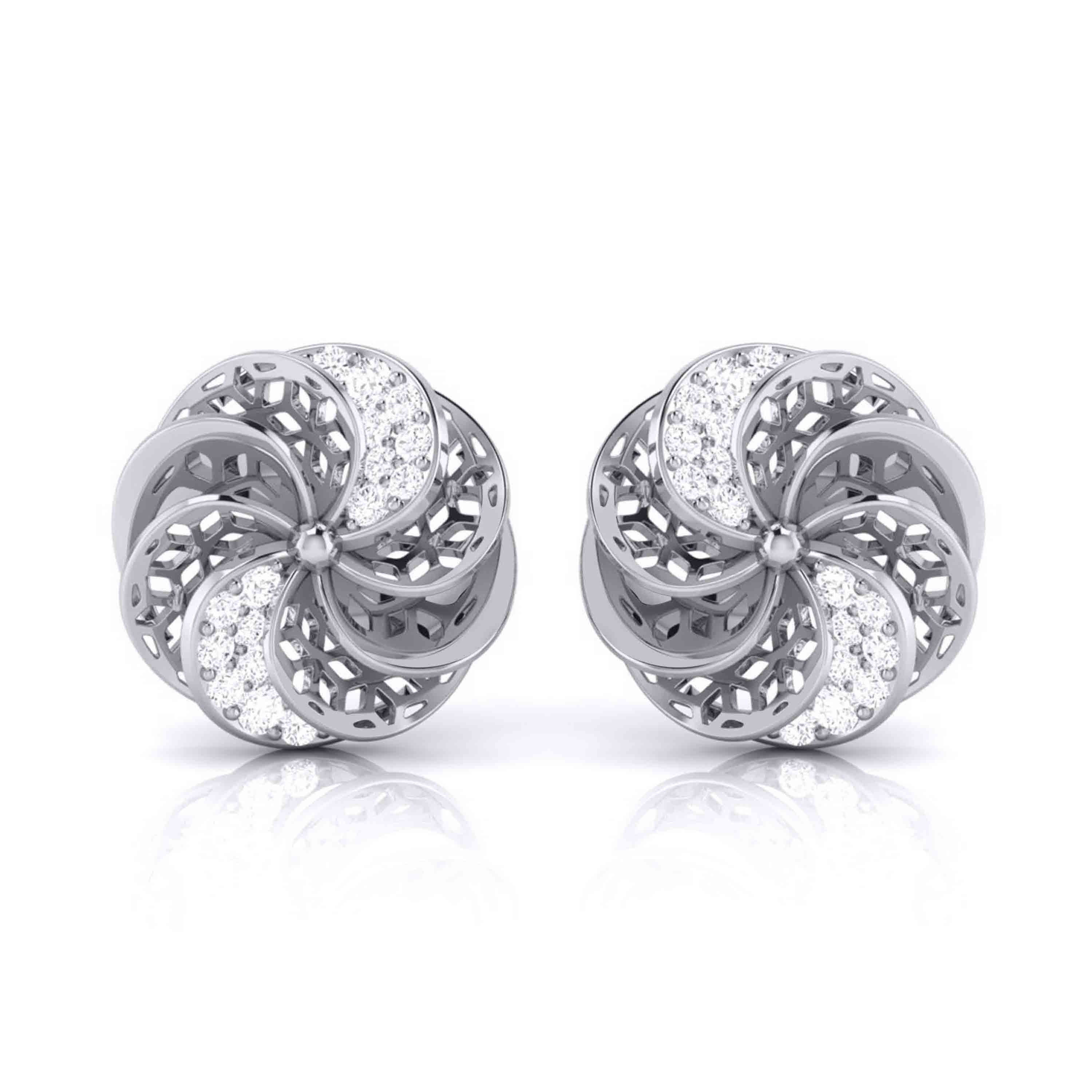 The Way Her Joy Spins Diamond Studs