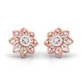 She Blooms Quietly Diamond Studs