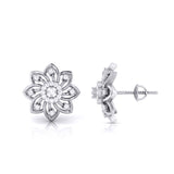 She Blooms Quietly Diamond Studs