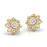 She Blooms Quietly Diamond Studs