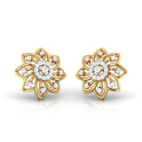 She Blooms Quietly Diamond Studs