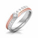 Dual Tone In Rose & White Gold